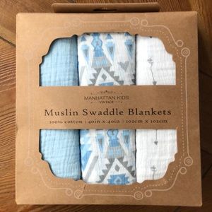 New muslin swaddle blankets